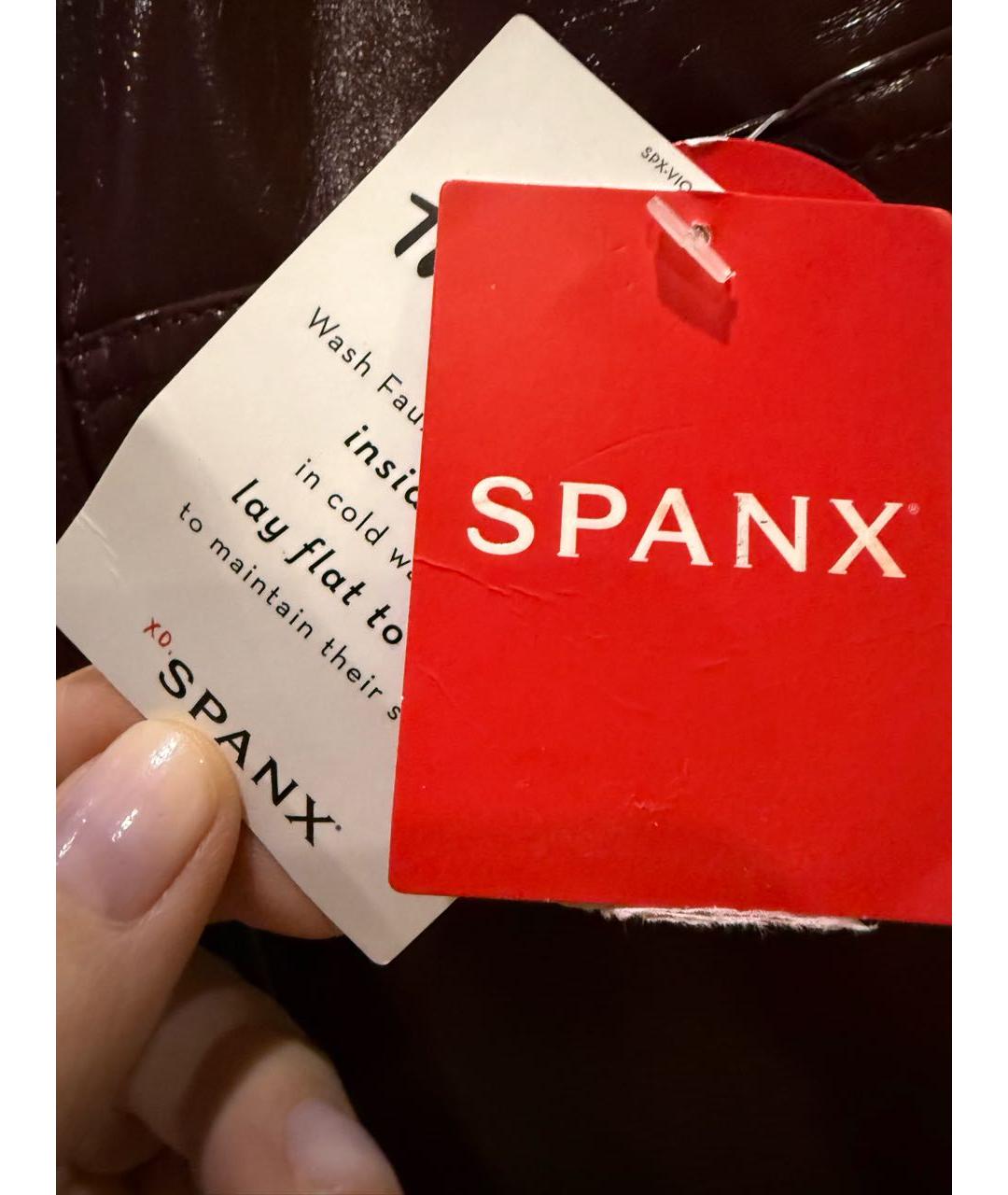 SPANX Бордовые брюки узкие, фото 4