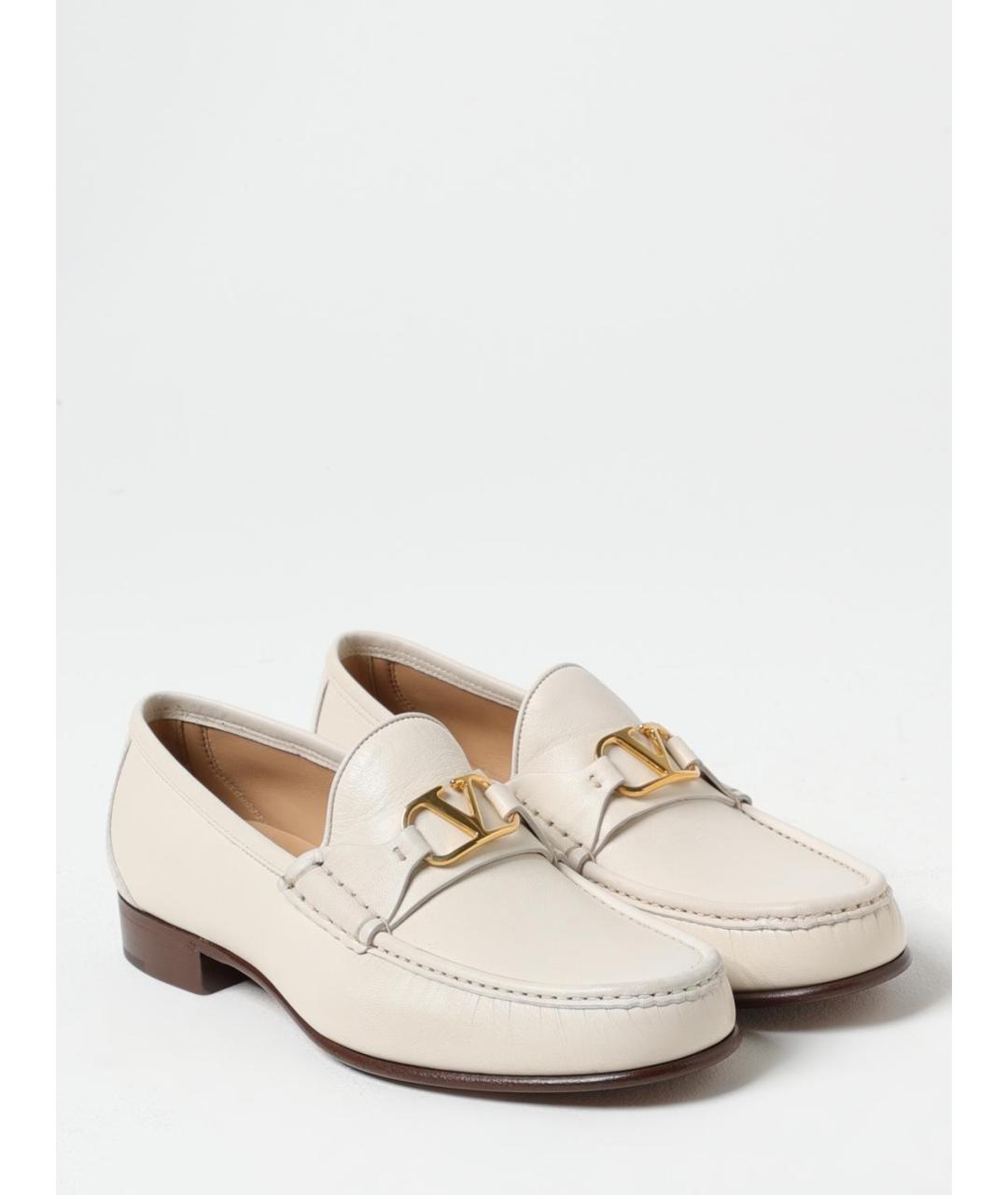 VALENTINO Розовые кожаные лоферы, фото 2