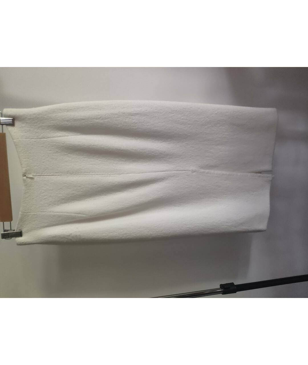 ESCADA Белая шерстяная юбка миди, фото 2