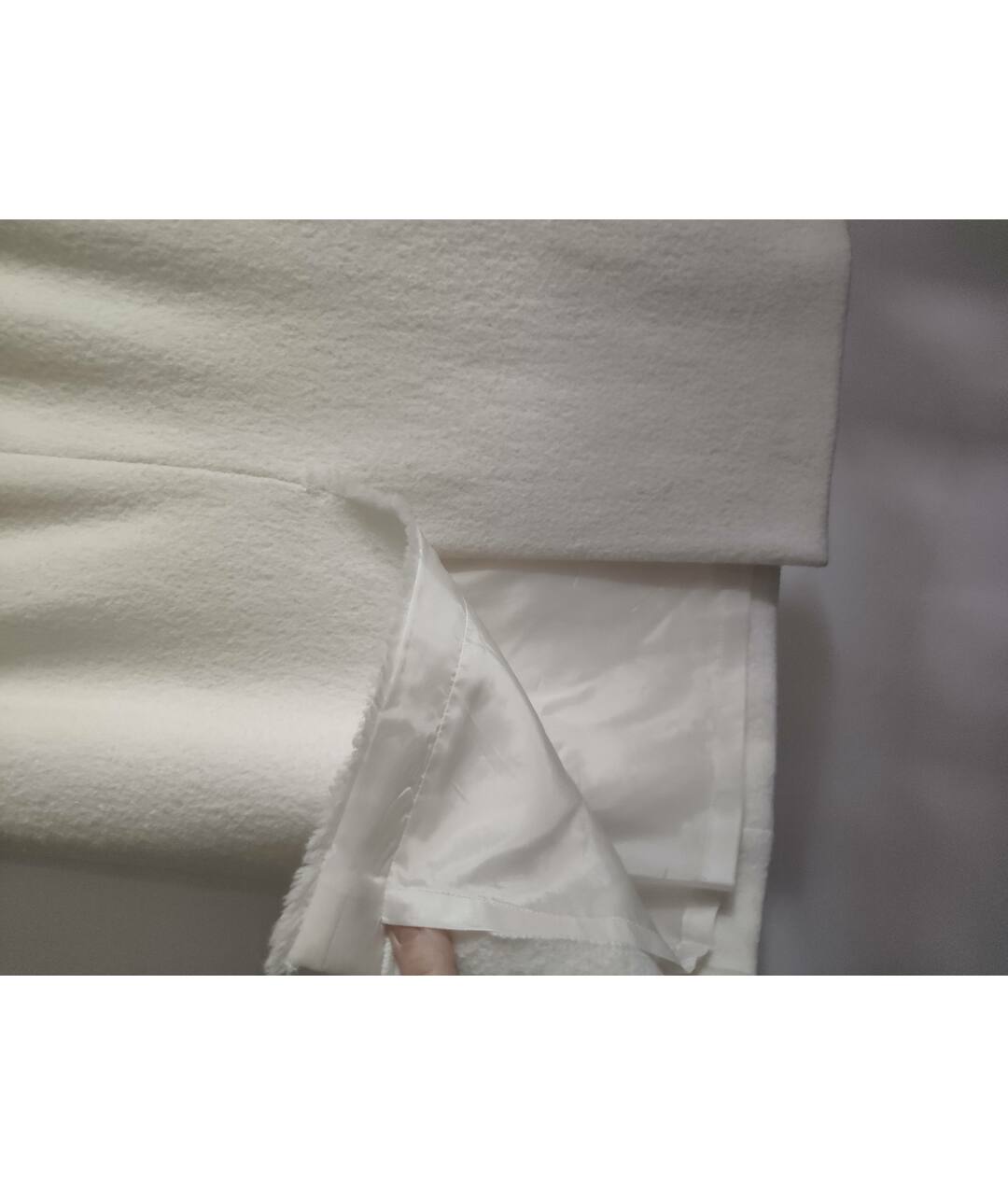 ESCADA Белая шерстяная юбка миди, фото 4