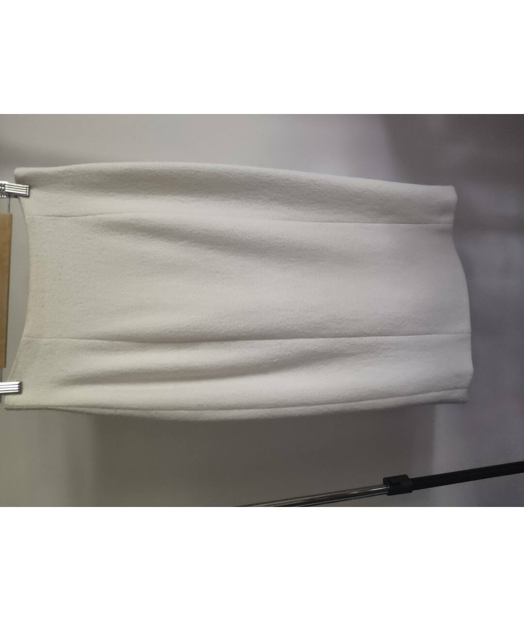 ESCADA Белая шерстяная юбка миди, фото 8