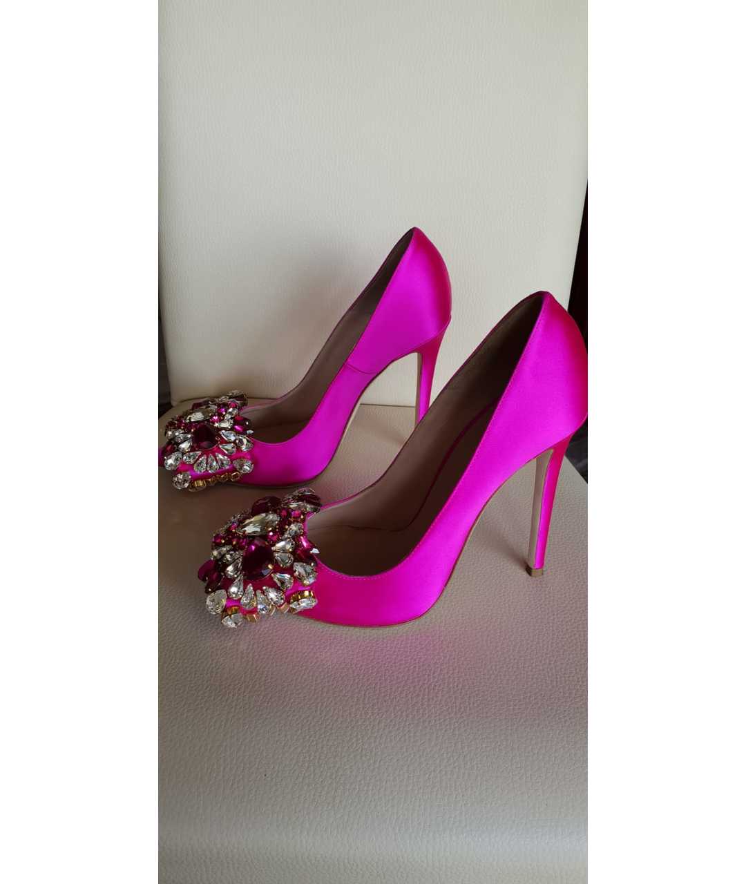 GEDEBE Розовые текстильные туфли, фото 3