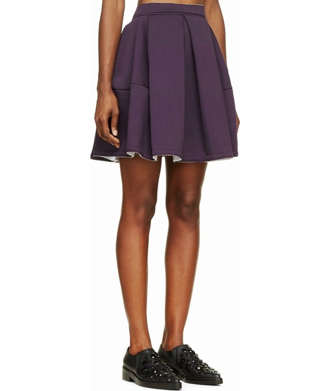 KENZO Фиолетовая хлопковая юбка мини, фото 6