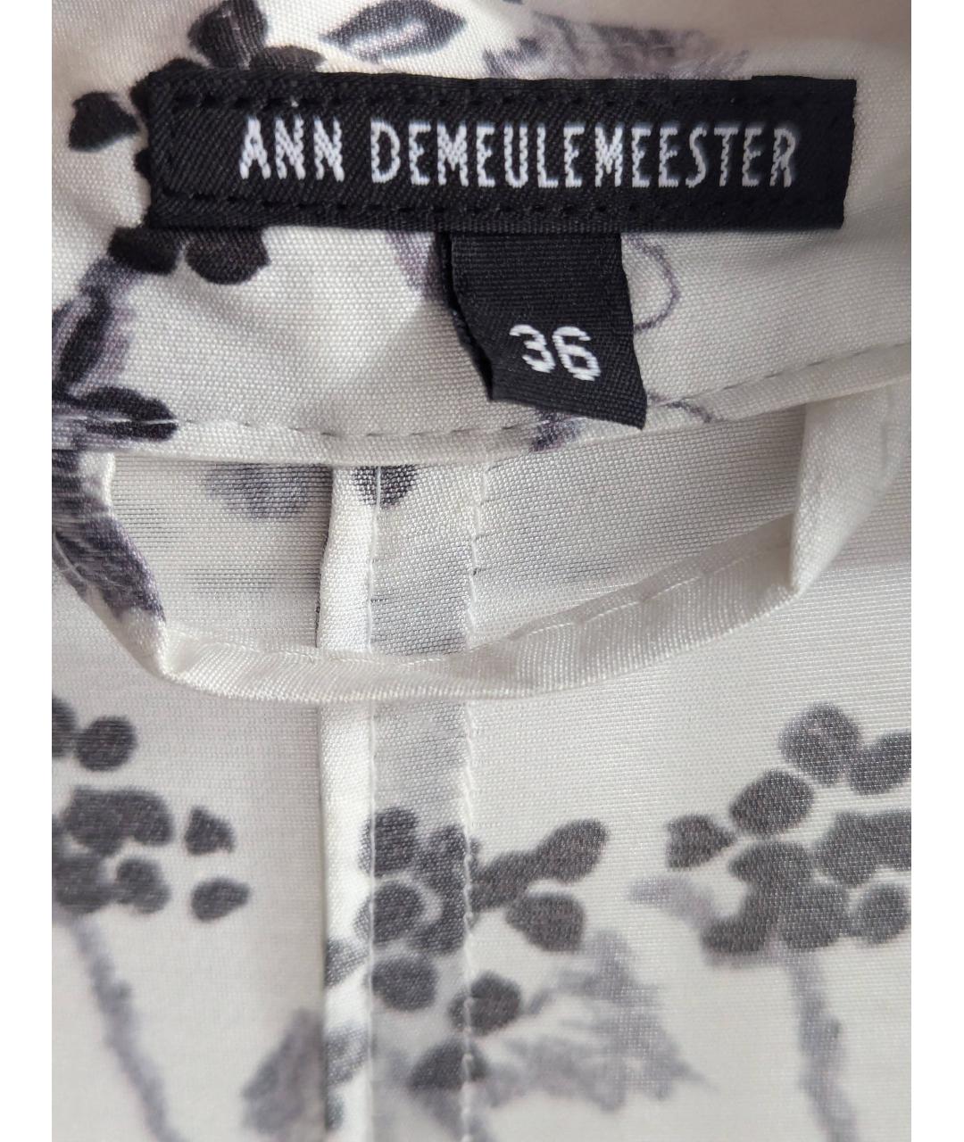 ANN DEMEULEMEESTER Бежевый вискозный тренч/плащ, фото 3