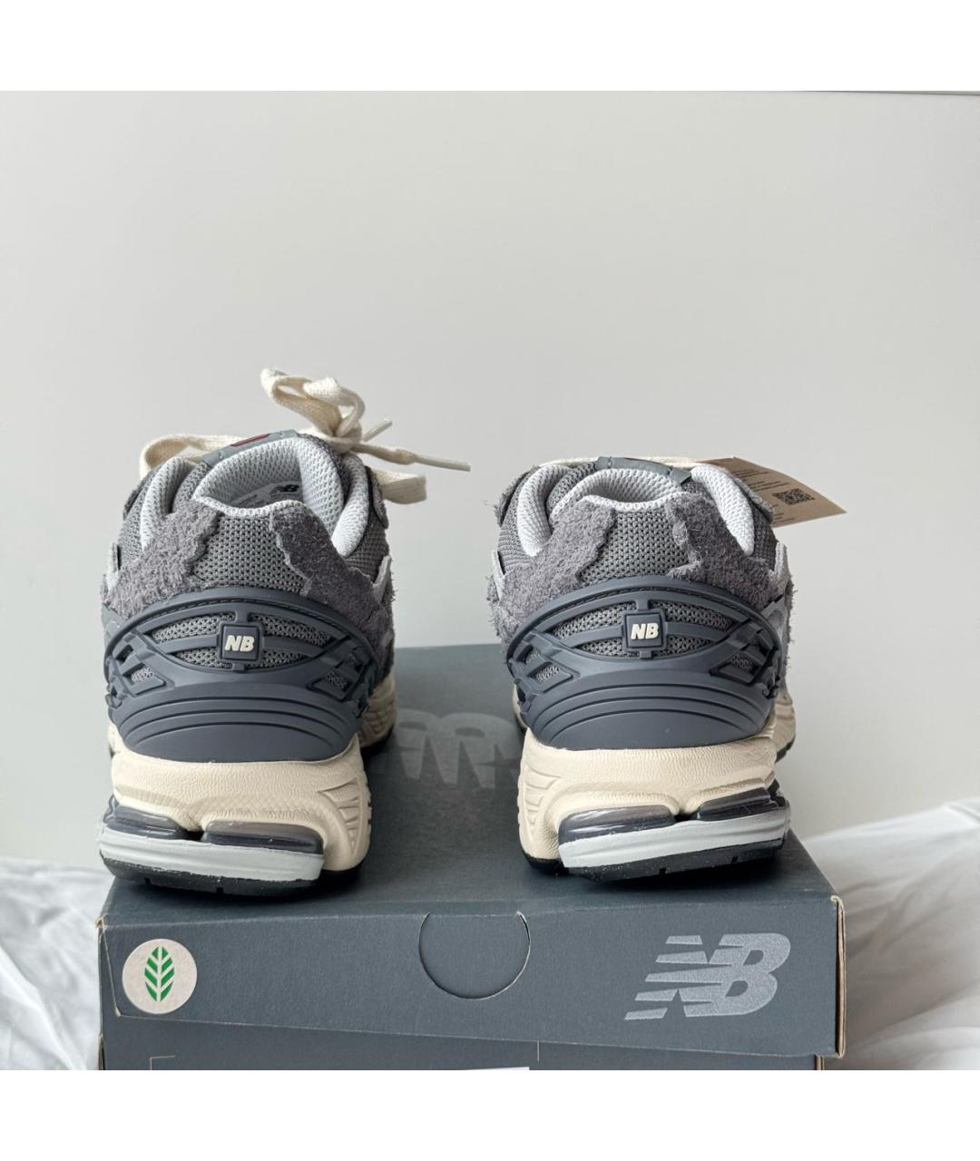 NEW BALANCE Антрацитовые замшевые кроссовки, фото 4