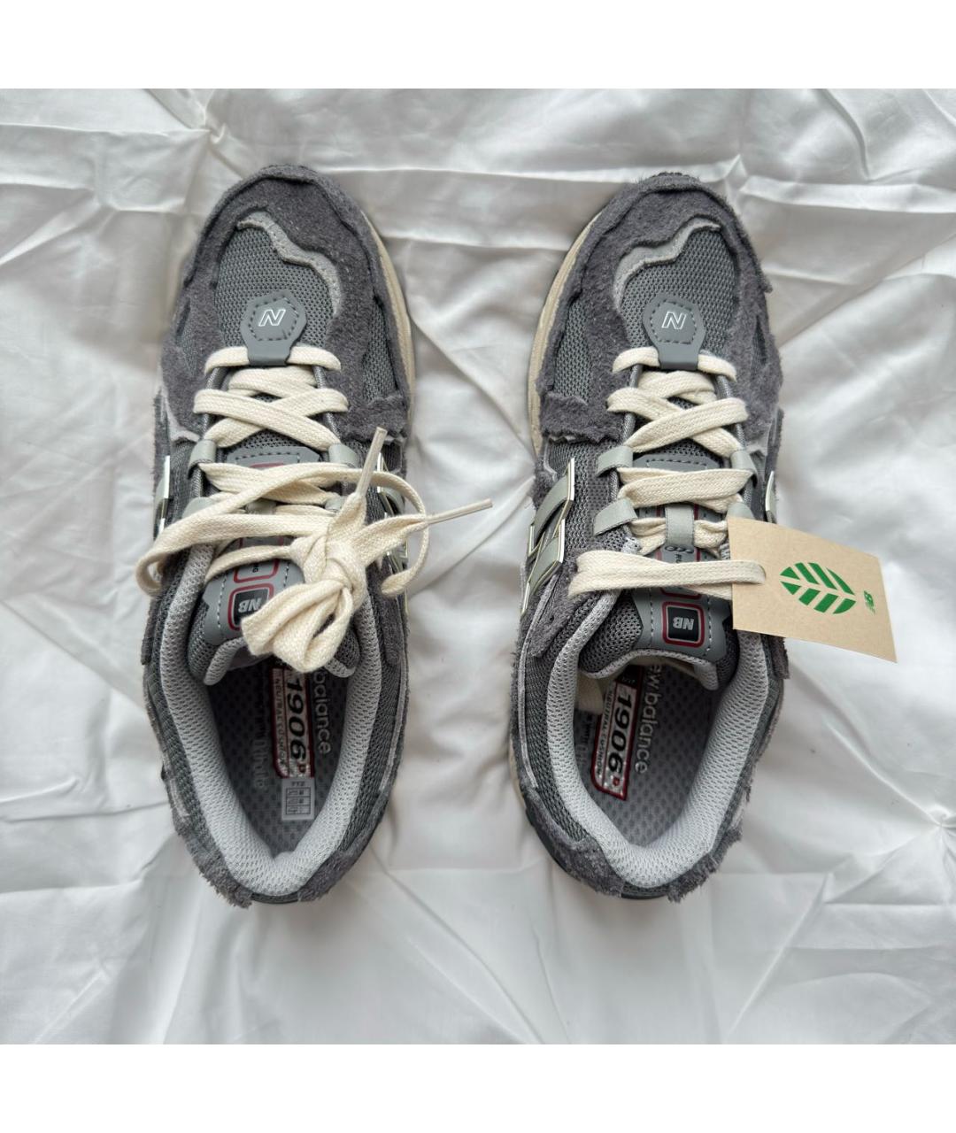 NEW BALANCE Антрацитовые замшевые кроссовки, фото 3