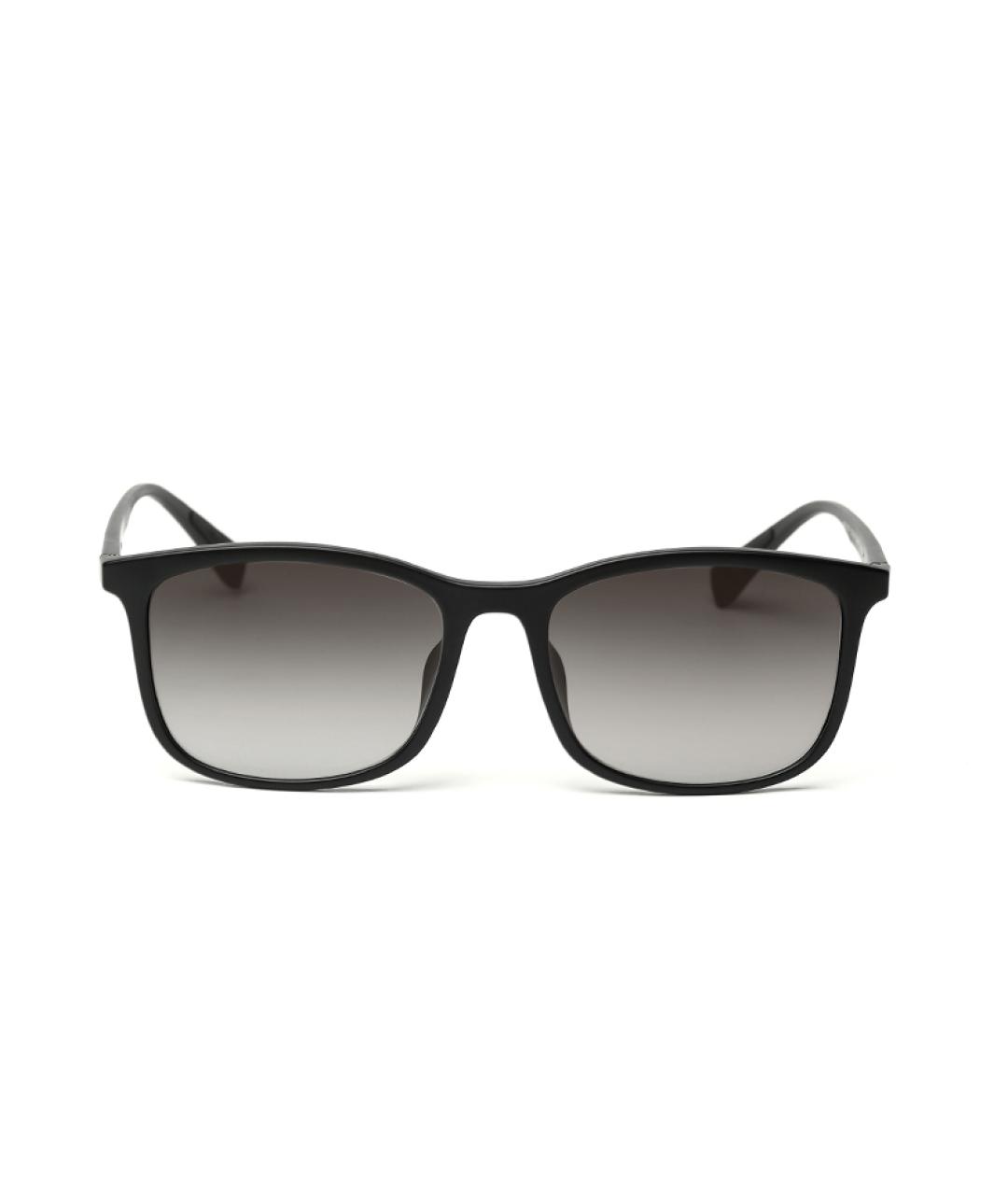 PRADA Черные пластиковые солнцезащитные очки, фото 2