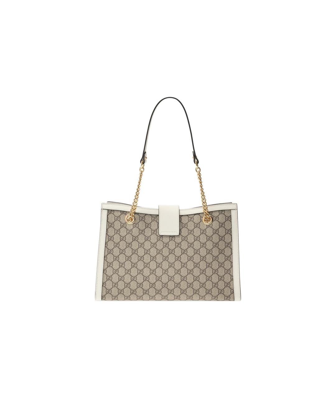 GUCCI Белая тканевая сумка через плечо, фото 3