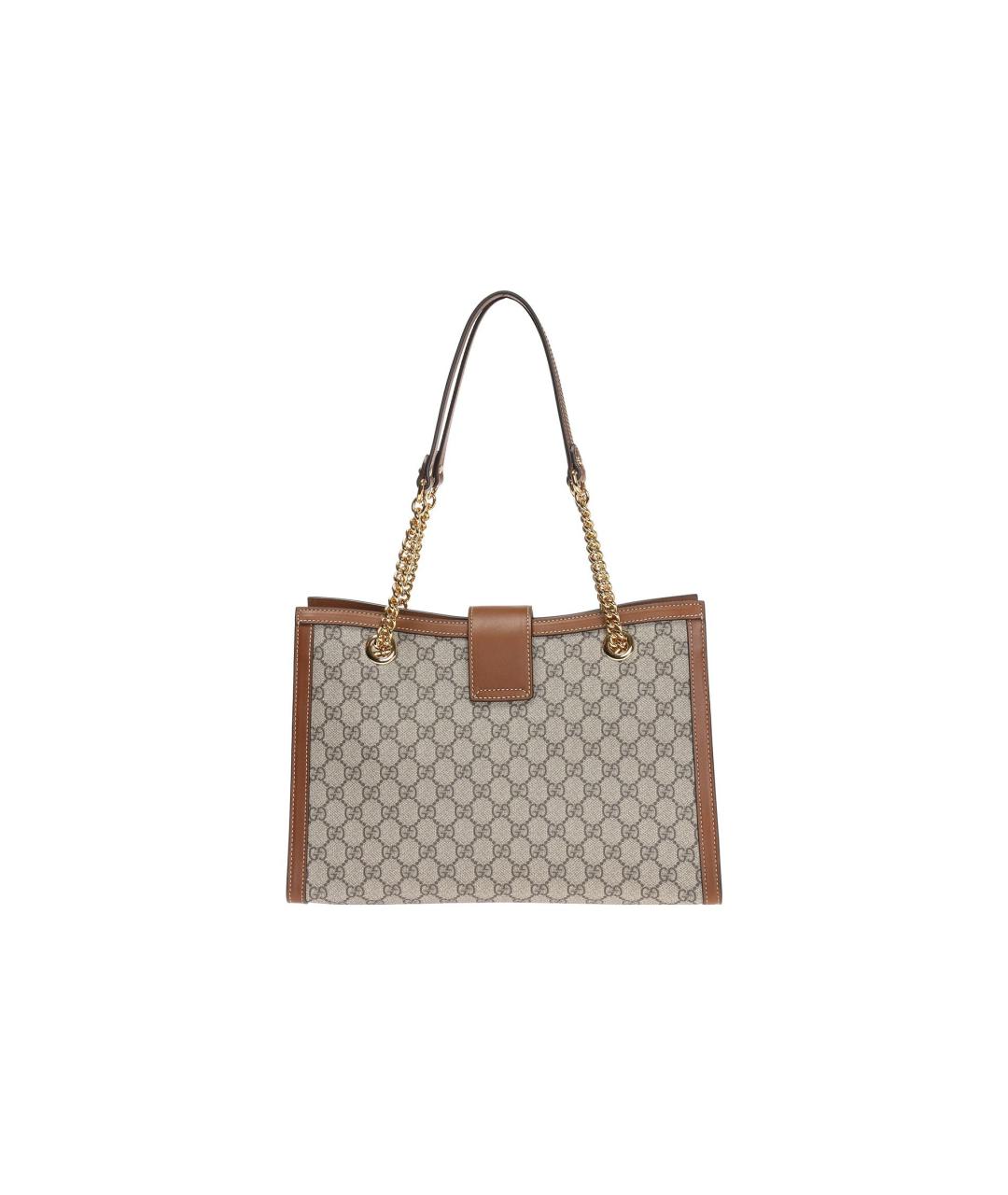 GUCCI Коричневая тканевая сумка через плечо, фото 3