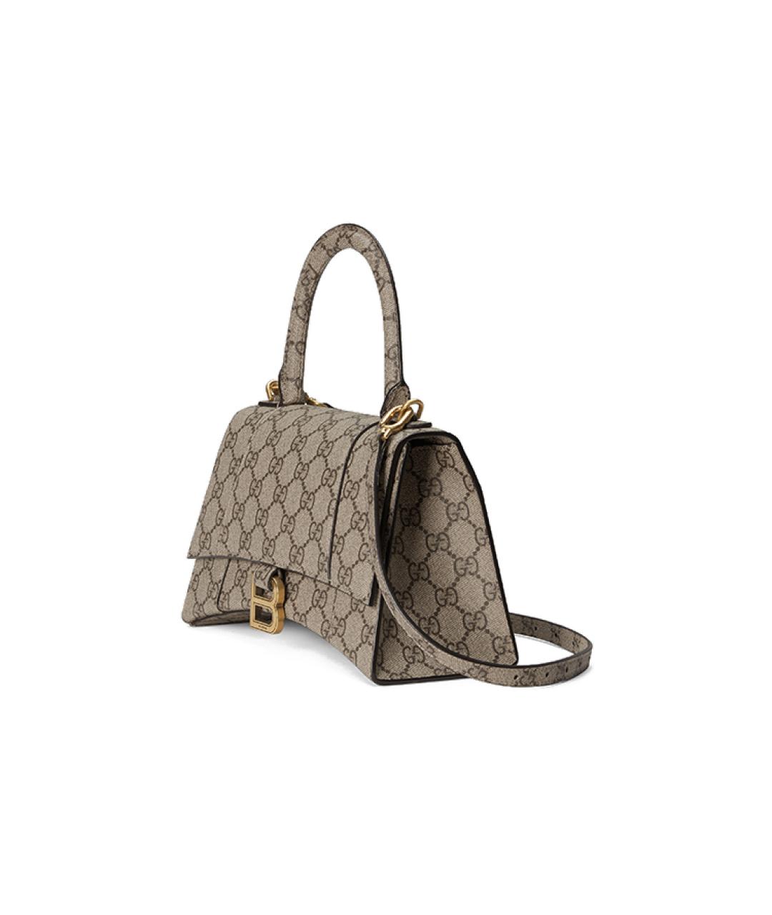 GUCCI Коричневая хлопковая сумка через плечо, фото 2