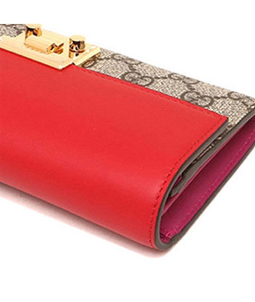 GUCCI Красная тканевая сумка через плечо, фото 4