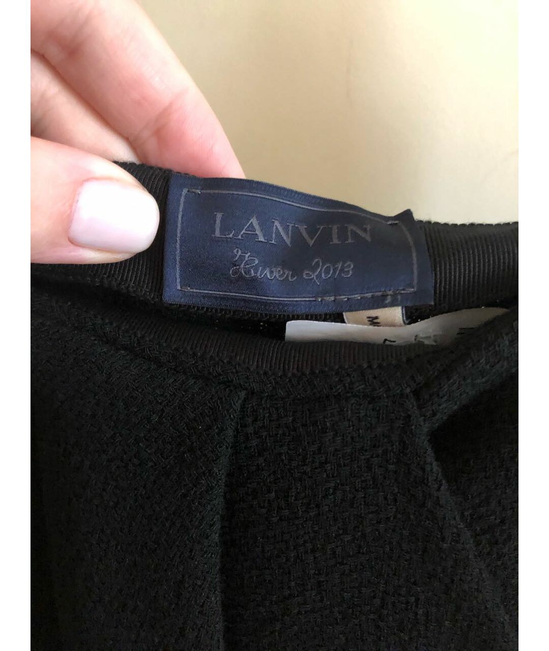 LANVIN Черная юбка макси, фото 3