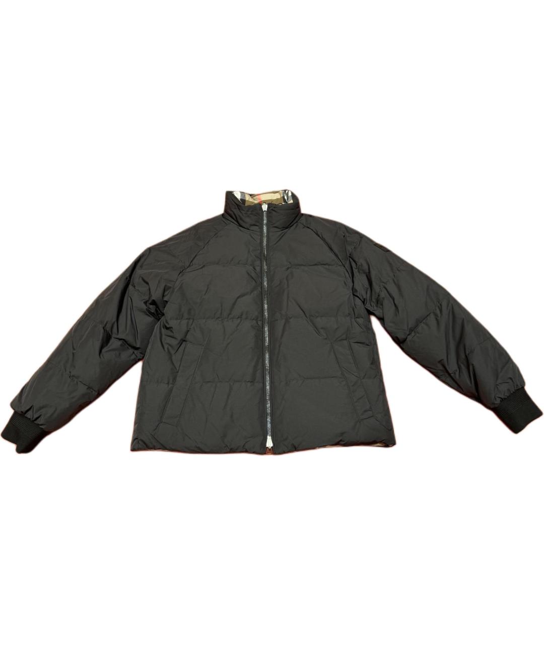 BURBERRY Черный пуховик, фото 1
