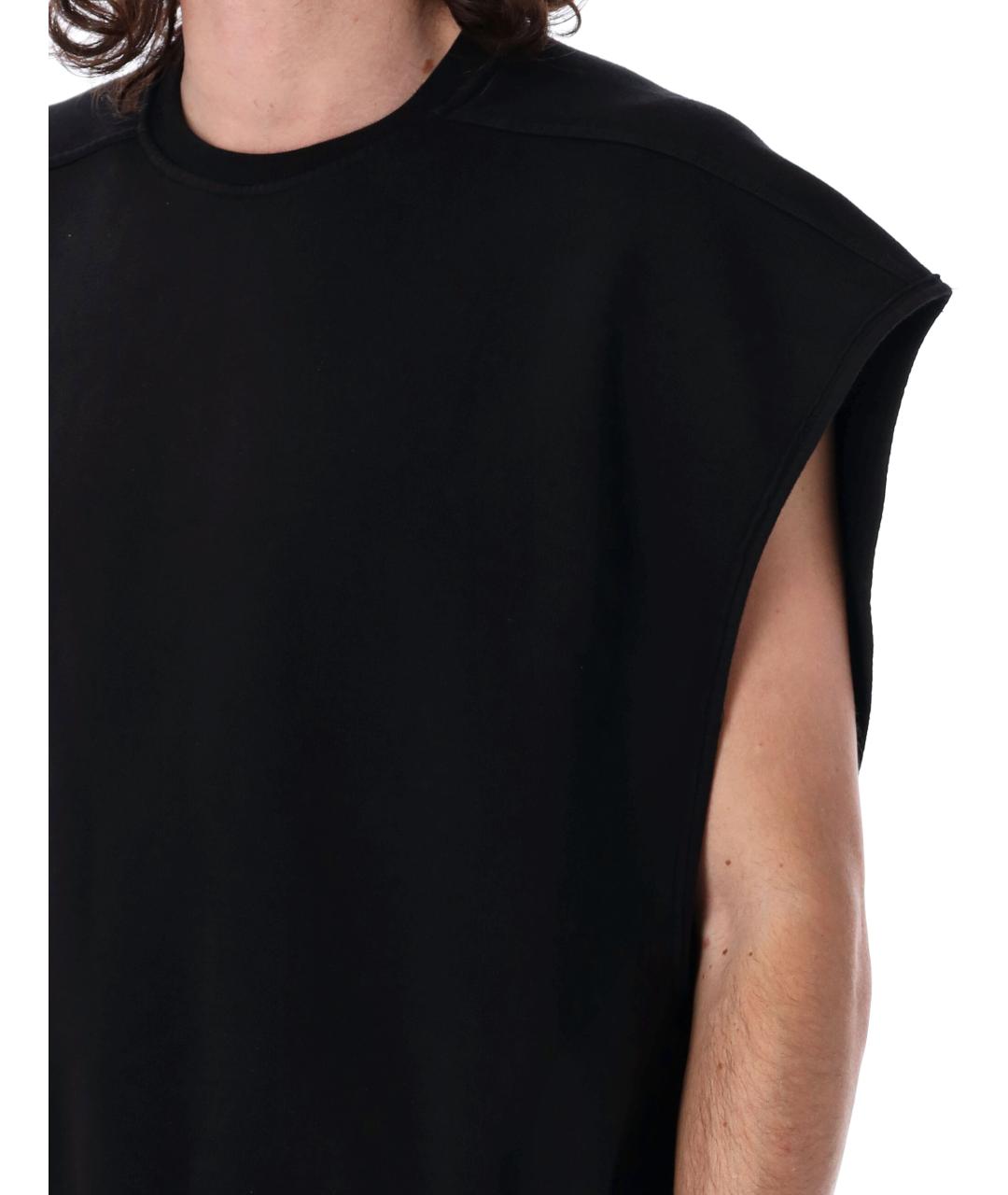 RICK OWENS DRKSHDW Черный хлопковый джемпер / свитер, фото 3
