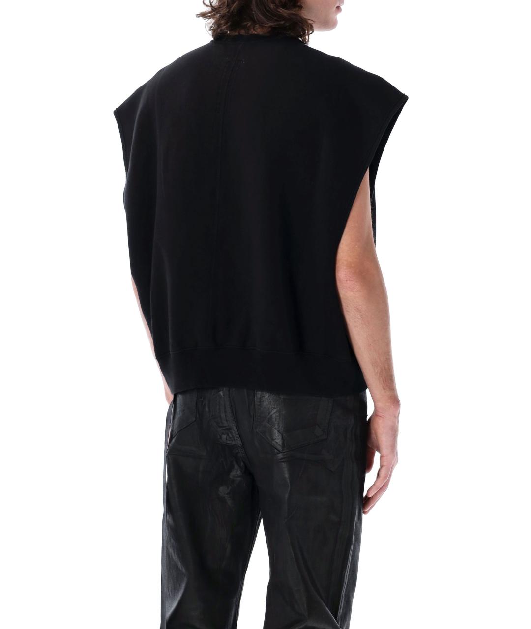 RICK OWENS DRKSHDW Черный хлопковый джемпер / свитер, фото 2