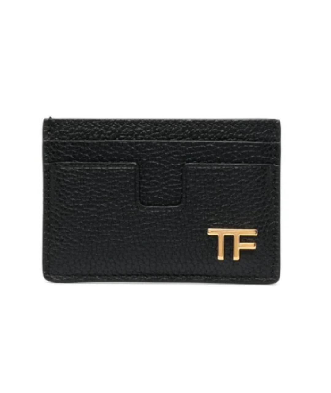 TOM FORD Черный кожаный кошелек, фото 5