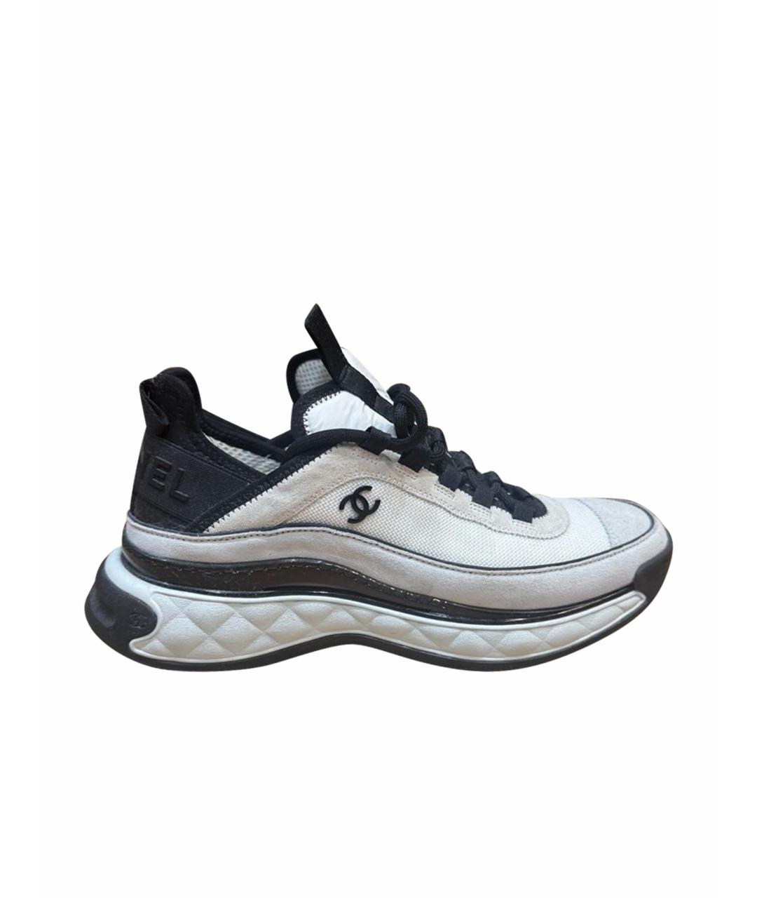 CHANEL Белые кроссовки, фото 1