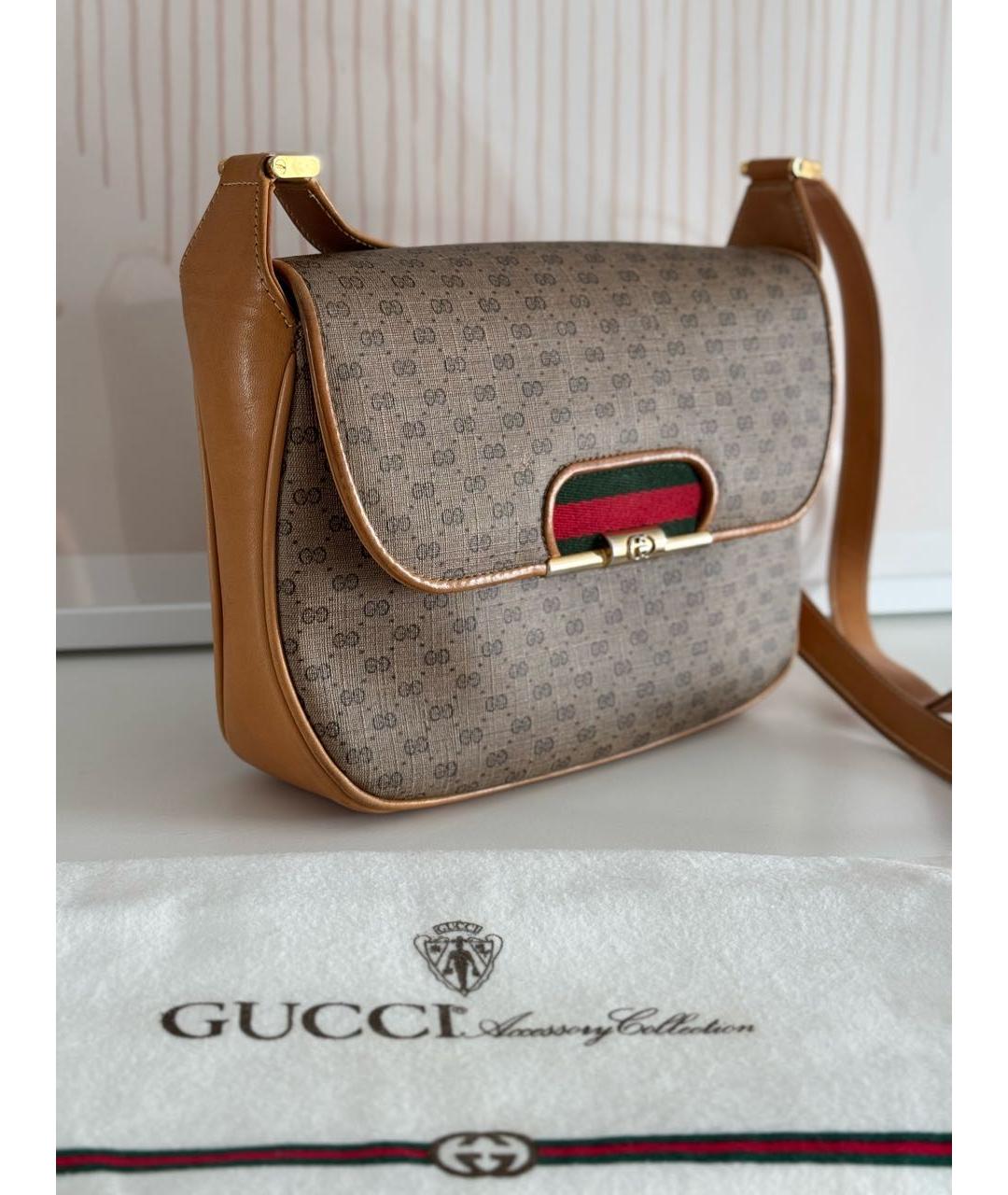 GUCCI Коричневая сумка через плечо, фото 2