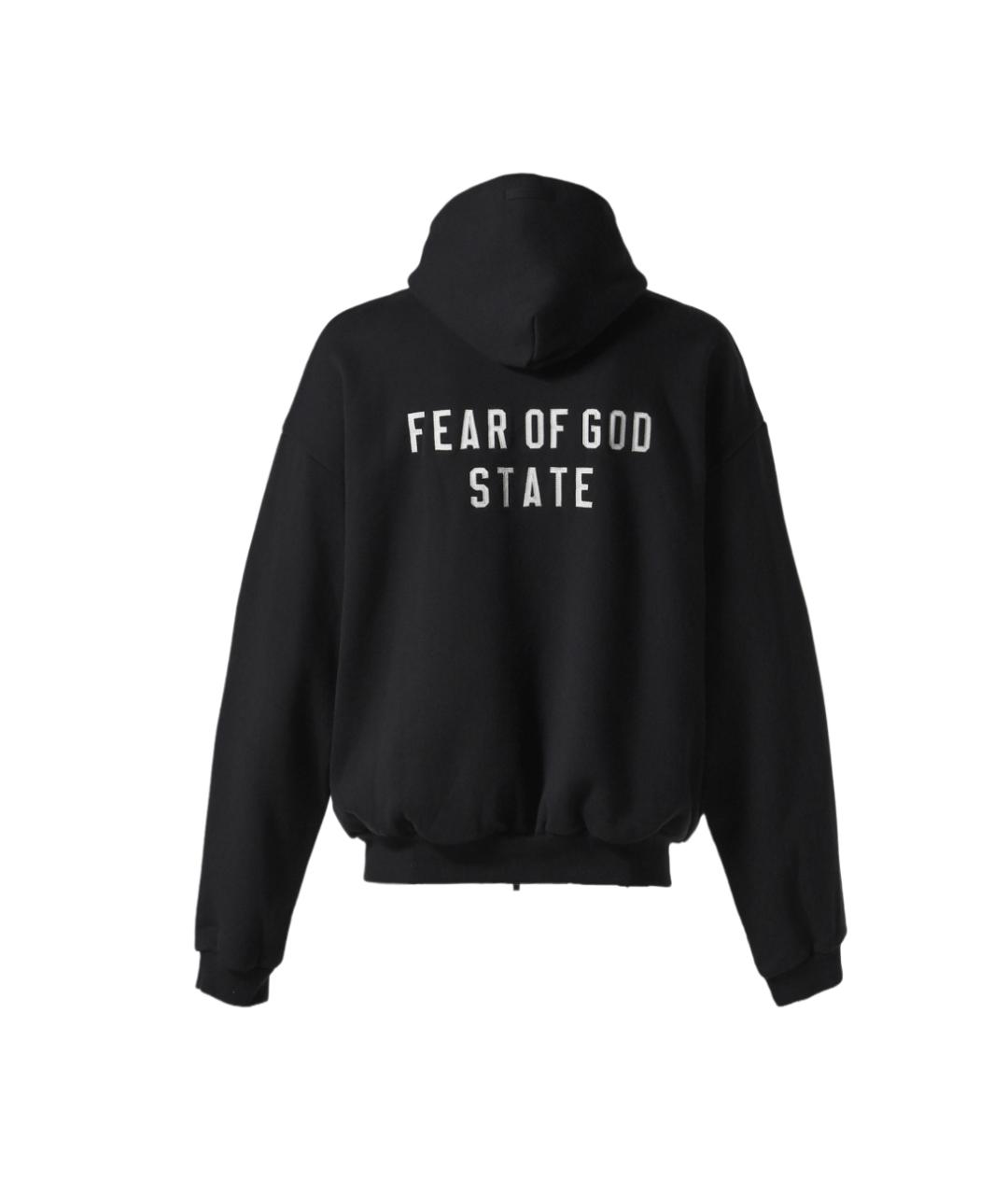 FEAR OF GOD Черный хлопковый джемпер / свитер, фото 2