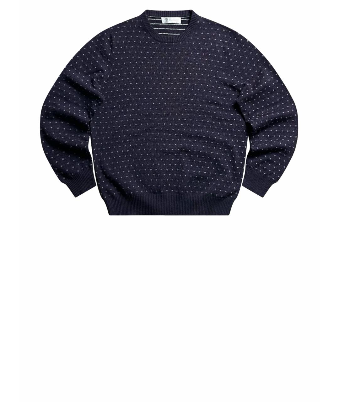 BRUNELLO CUCINELLI Фиолетовый кашемировый джемпер / свитер, фото 1