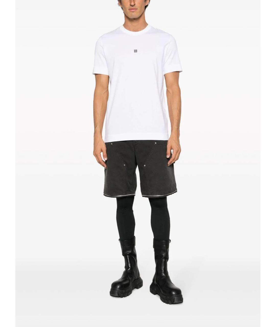 GIVENCHY Белая хлопковая футболка, фото 4