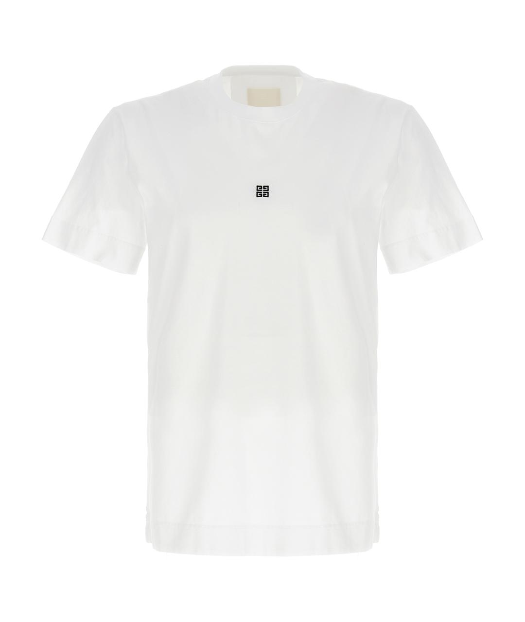 GIVENCHY Белая хлопковая футболка, фото 1