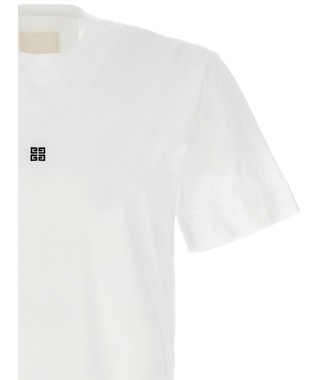 GIVENCHY Белая хлопковая футболка, фото 2
