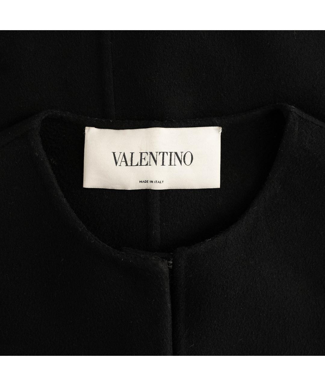 VALENTINO Черное шерстяное пальто, фото 3