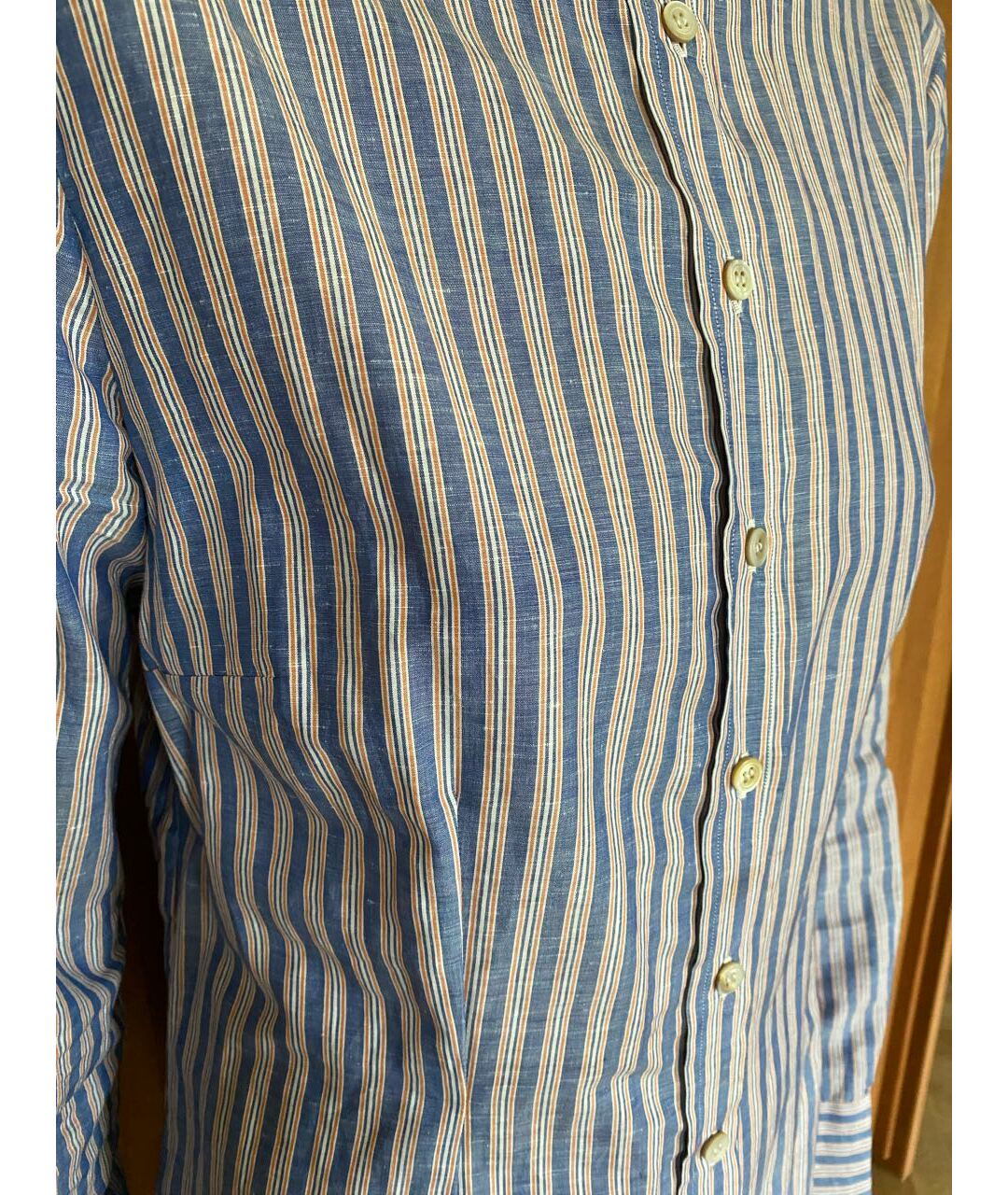 KITON Мульти льняная рубашка, фото 2