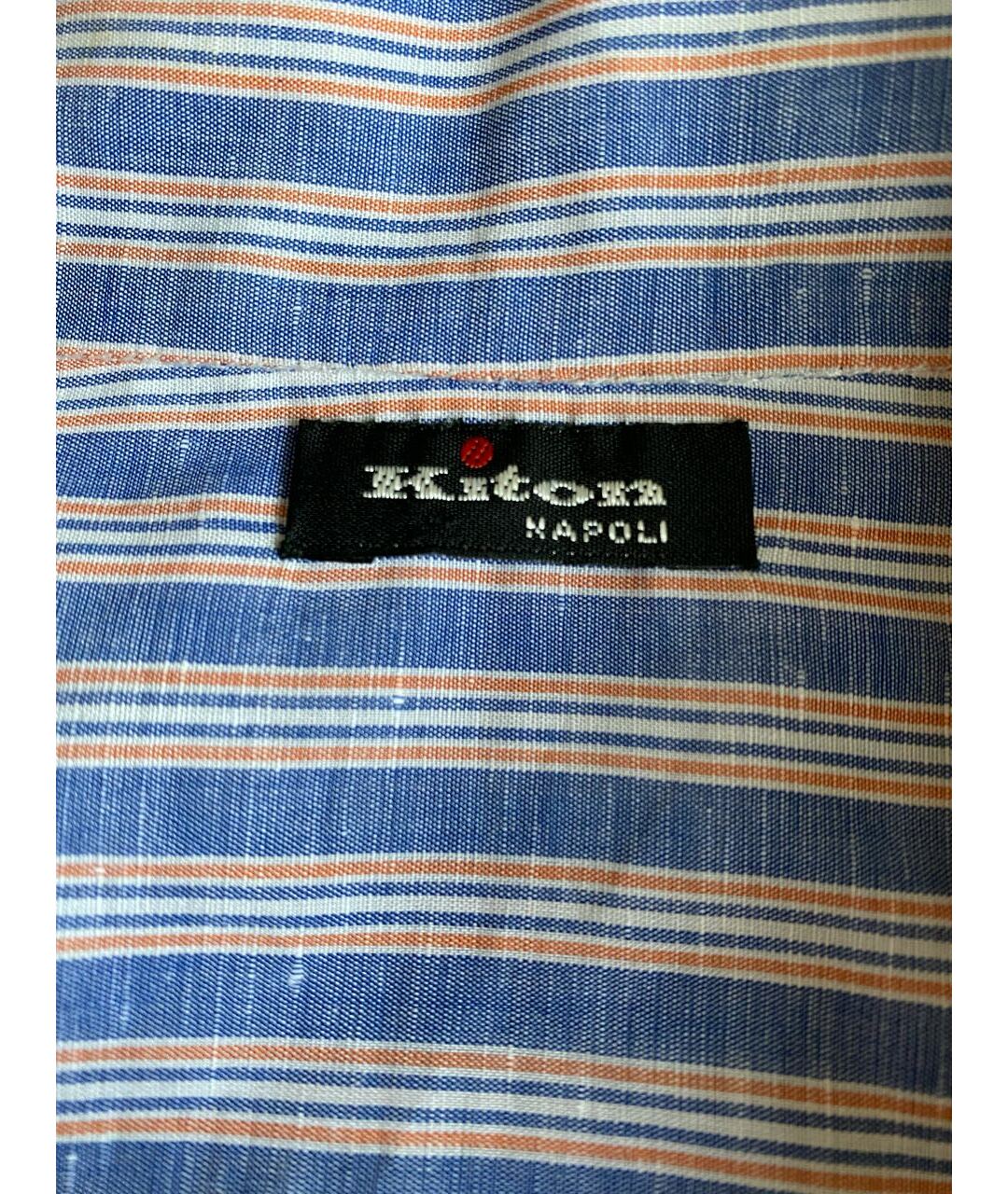 KITON Мульти льняная рубашка, фото 5
