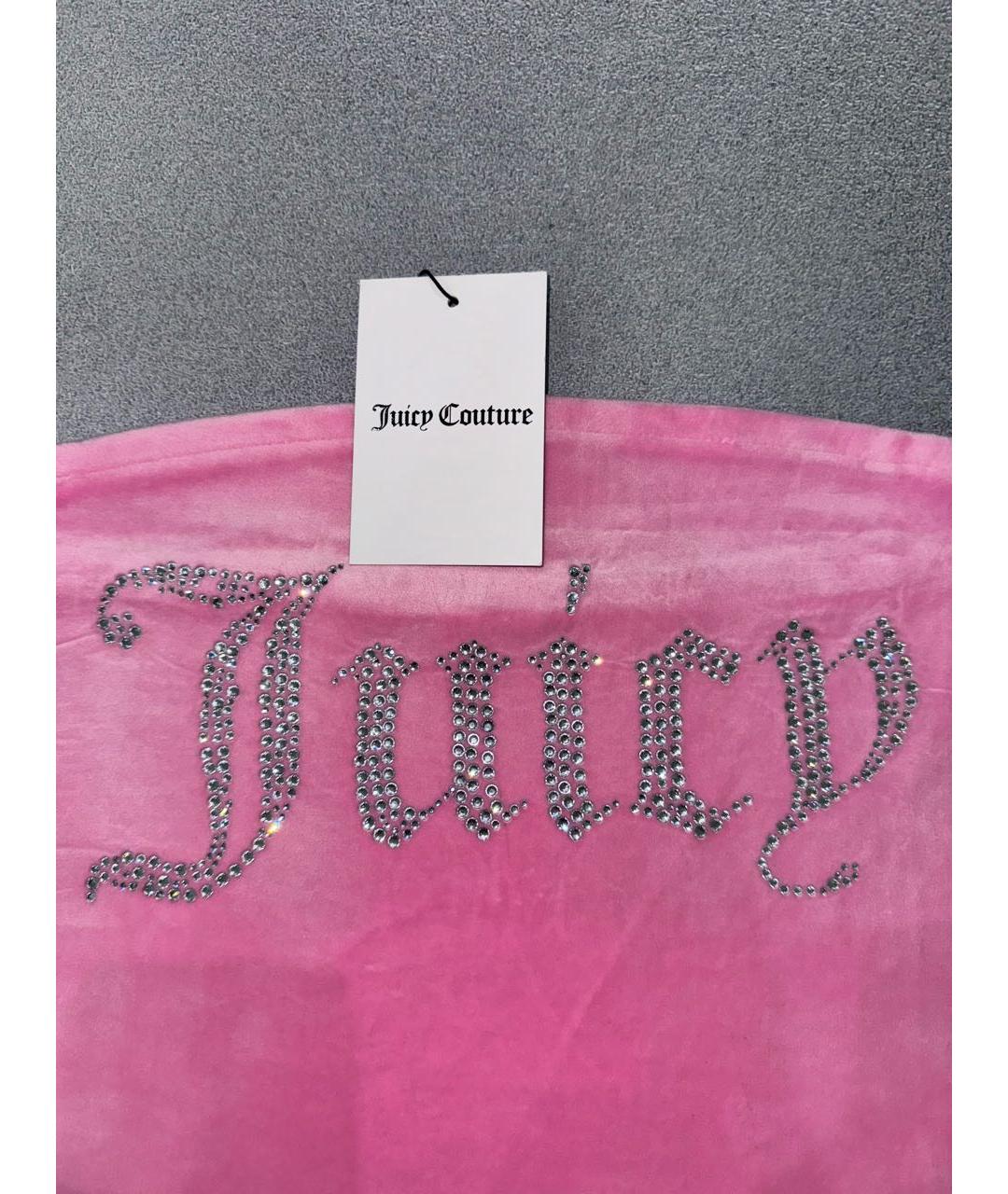 JUICY COUTURE Розовая полиэстеровая майка, фото 3