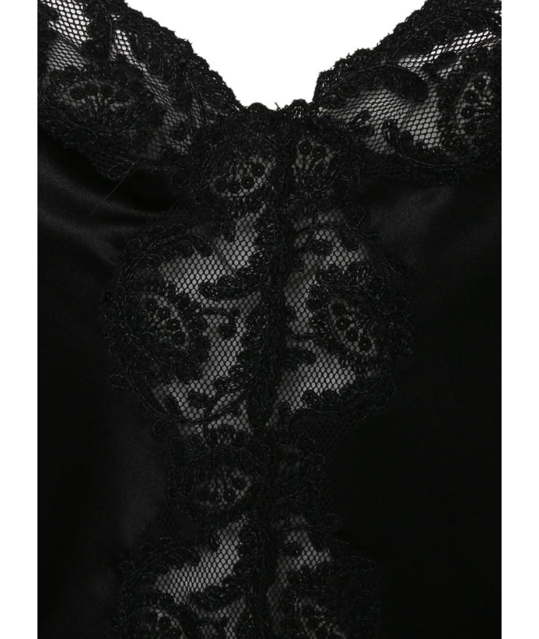 ERMANNO SCERVINO Черное шелковое боди, фото 4