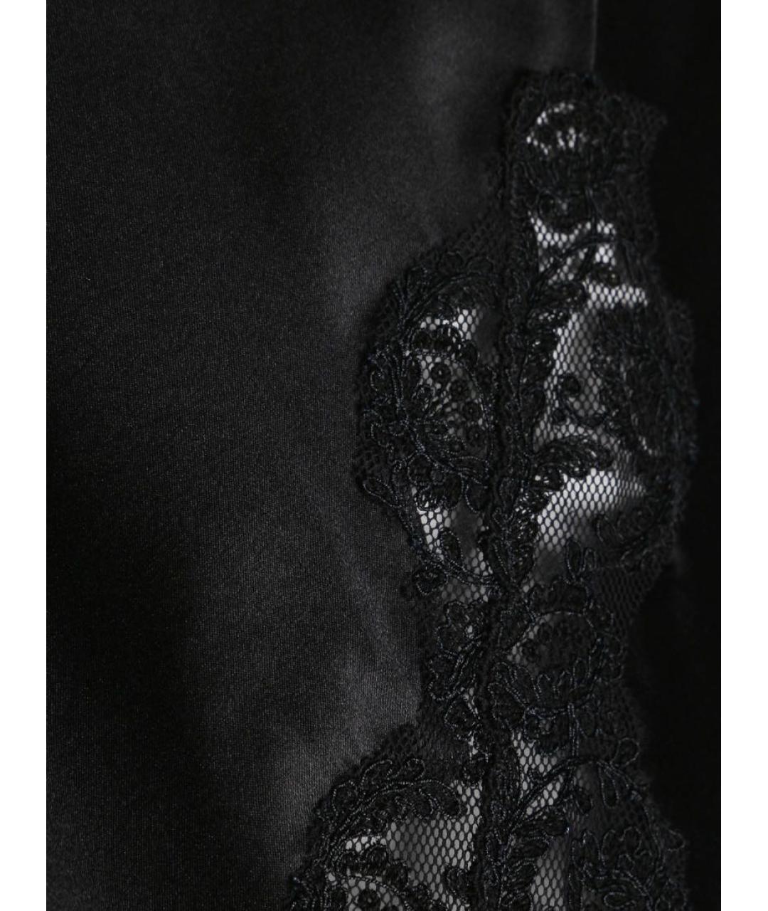 ERMANNO SCERVINO Черное шелковое боди, фото 5