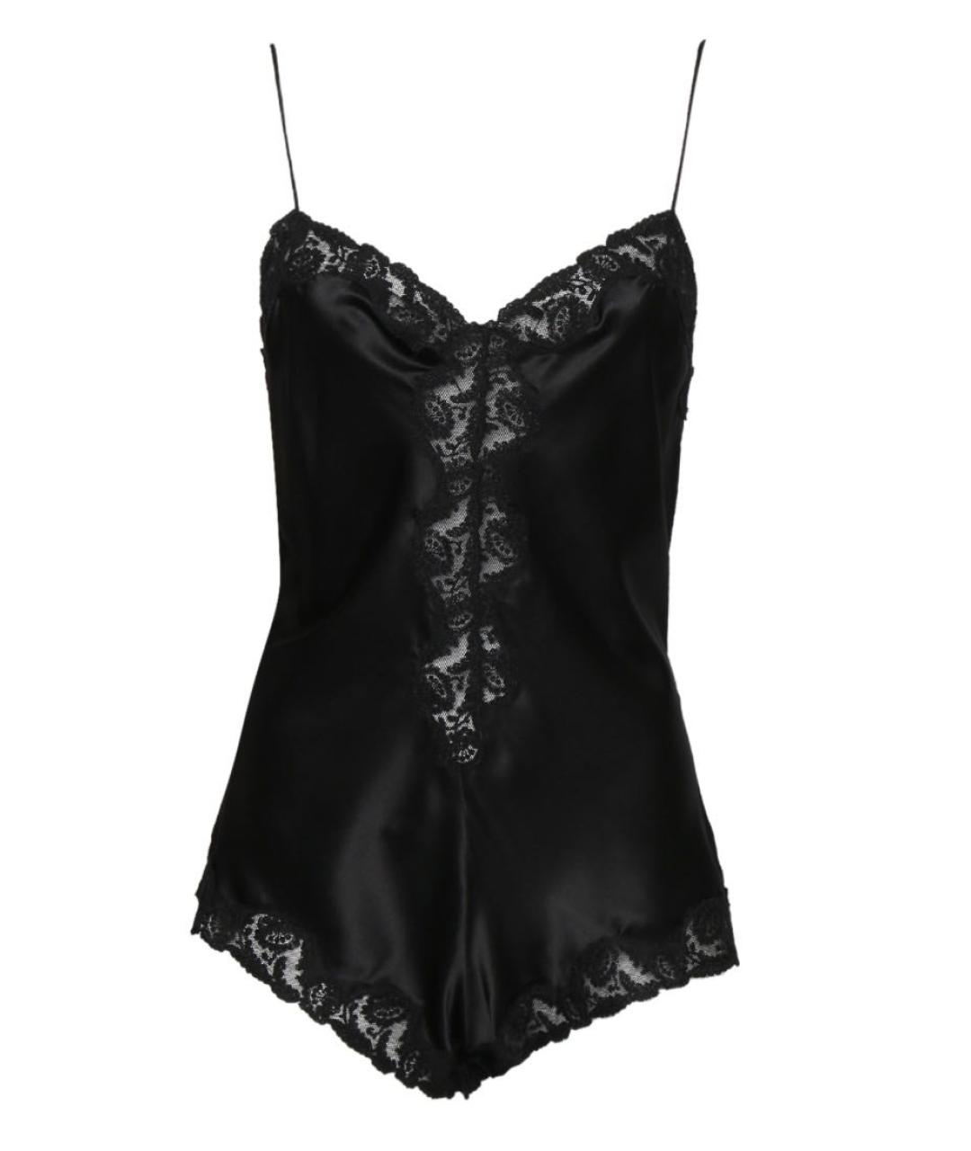 ERMANNO SCERVINO Черное шелковое боди, фото 9