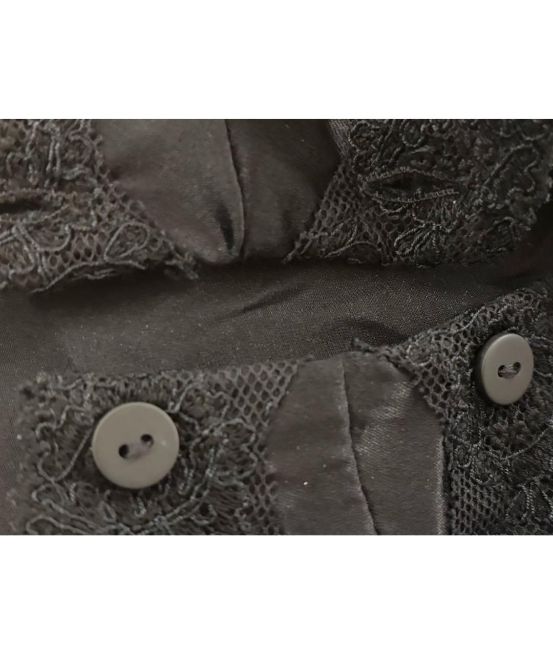 ERMANNO SCERVINO Черное шелковое боди, фото 7
