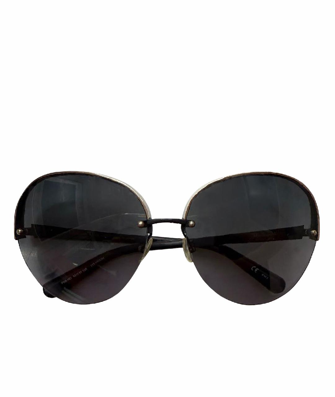 CHRISTIAN DIOR Черные пластиковые солнцезащитные очки, фото 1