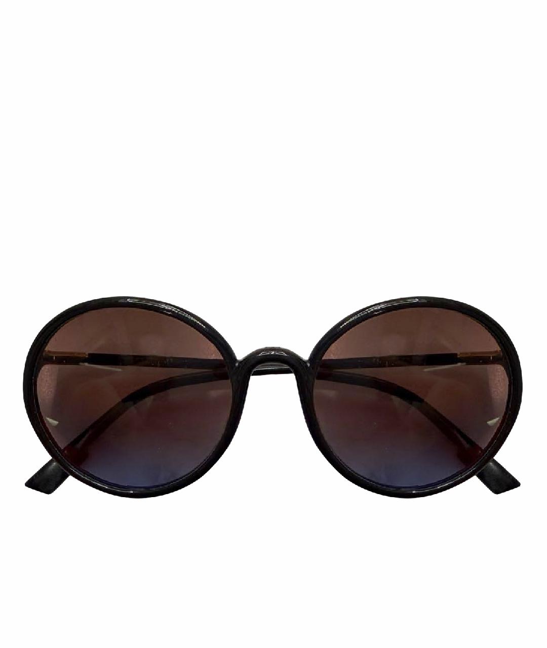 CHRISTIAN DIOR Черные пластиковые солнцезащитные очки, фото 1