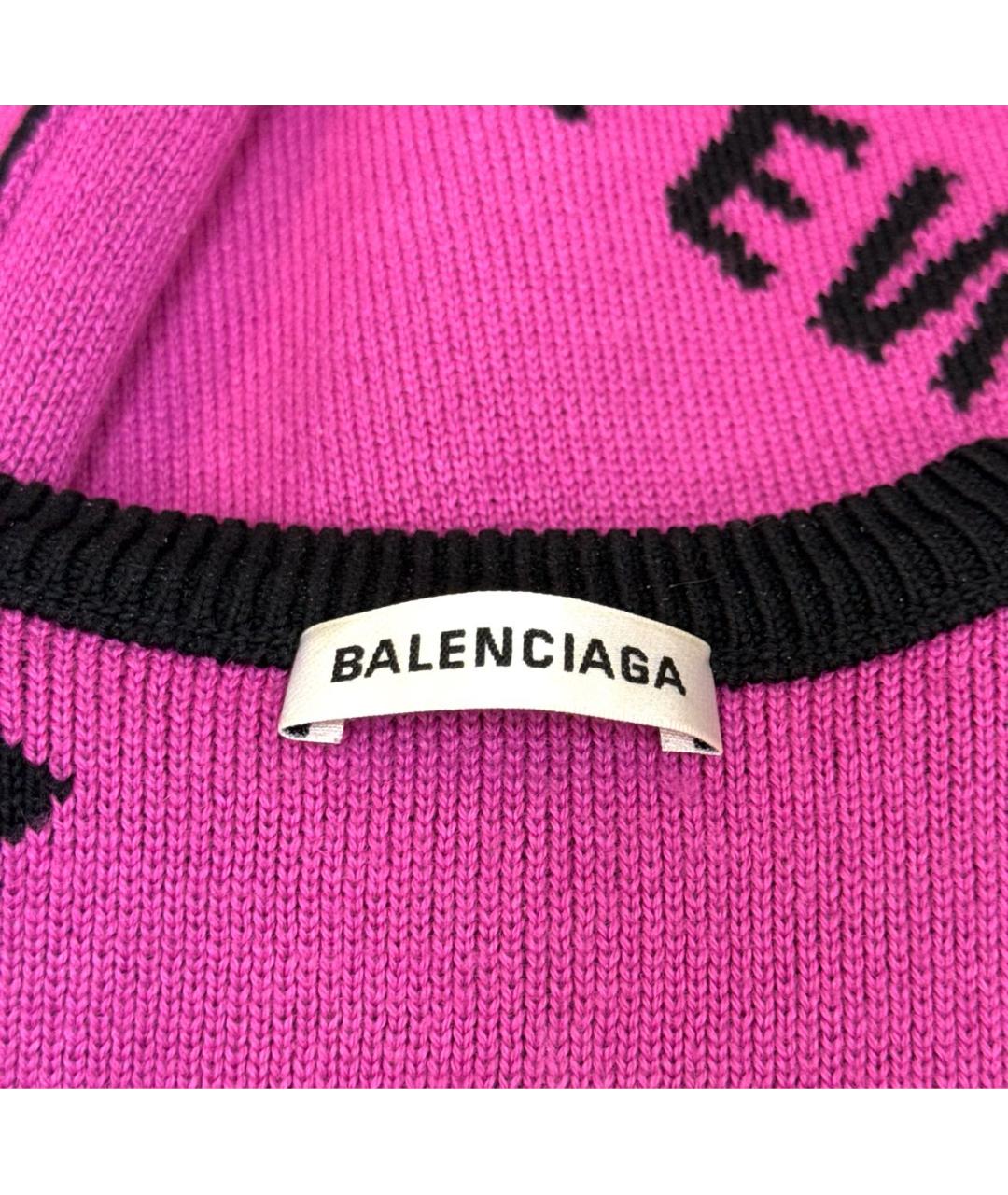 BALENCIAGA Черный шерстяной джемпер / свитер, фото 3