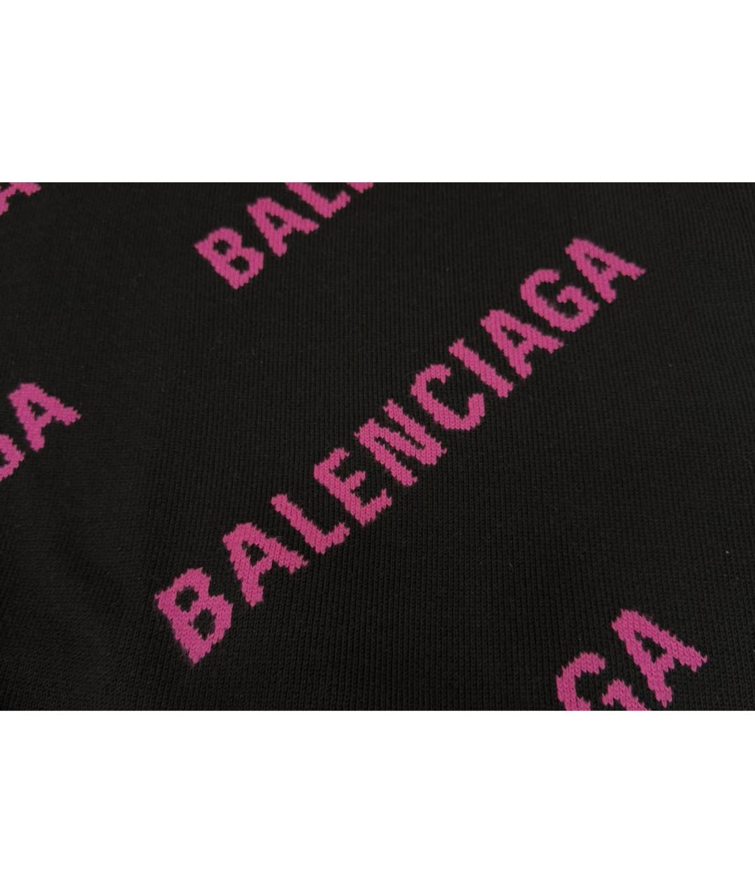 BALENCIAGA Черный шерстяной джемпер / свитер, фото 4