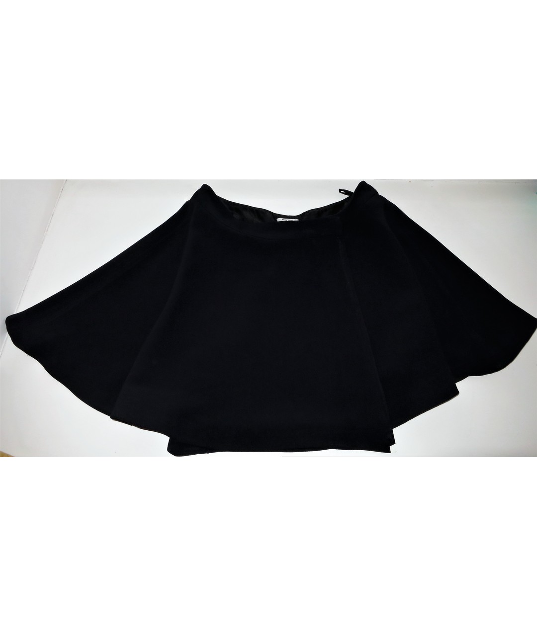 MIU MIU Черная ацетатная юбка мини, фото 6