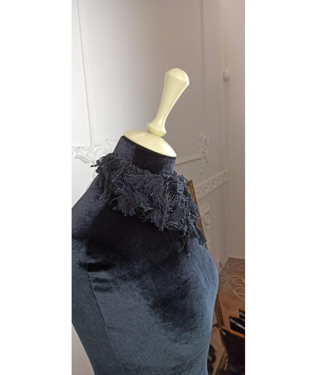 SAINT LAURENT Темно-синее колье, фото 5