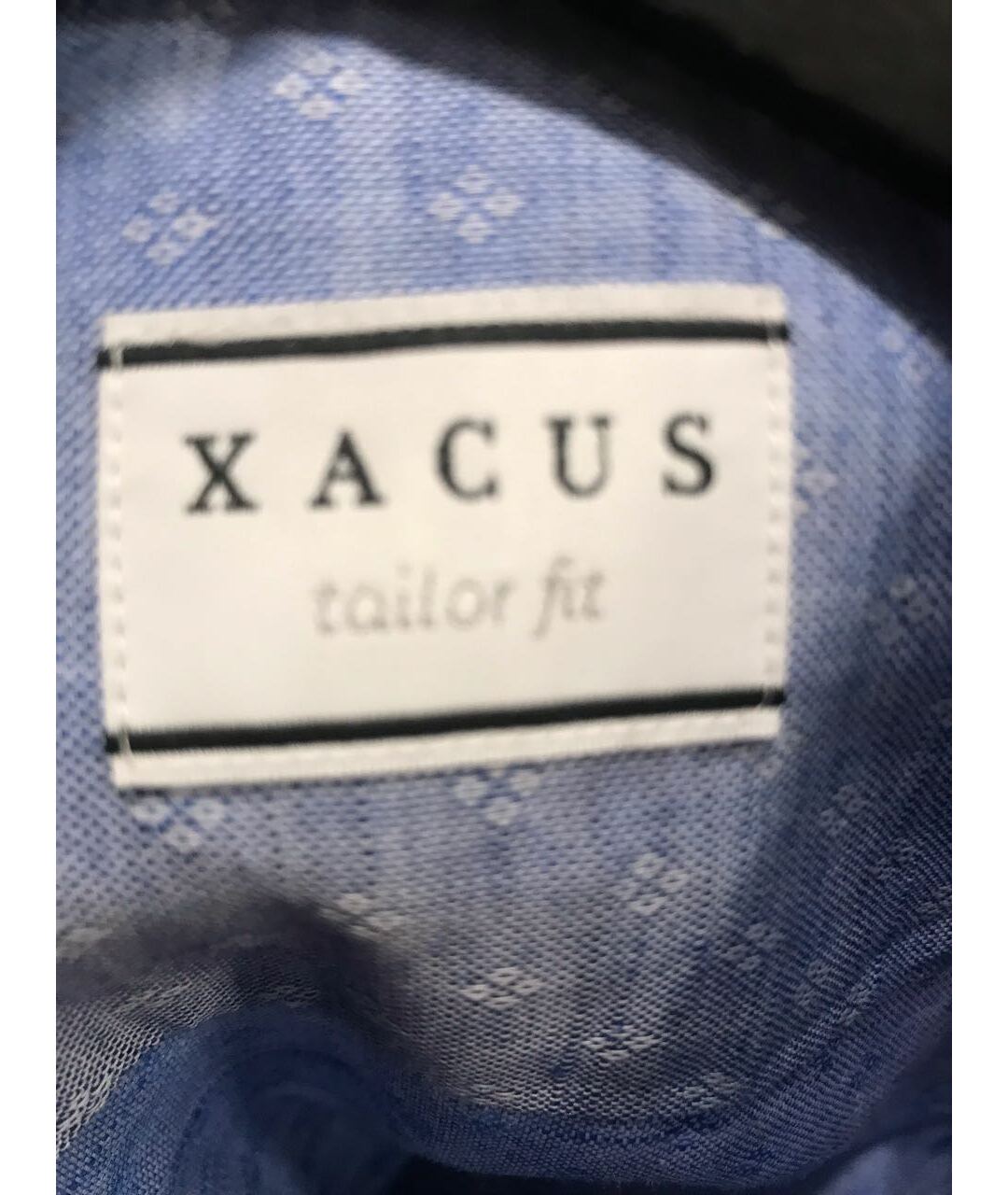 XACUS Голубая хлопковая кэжуал рубашка, фото 6
