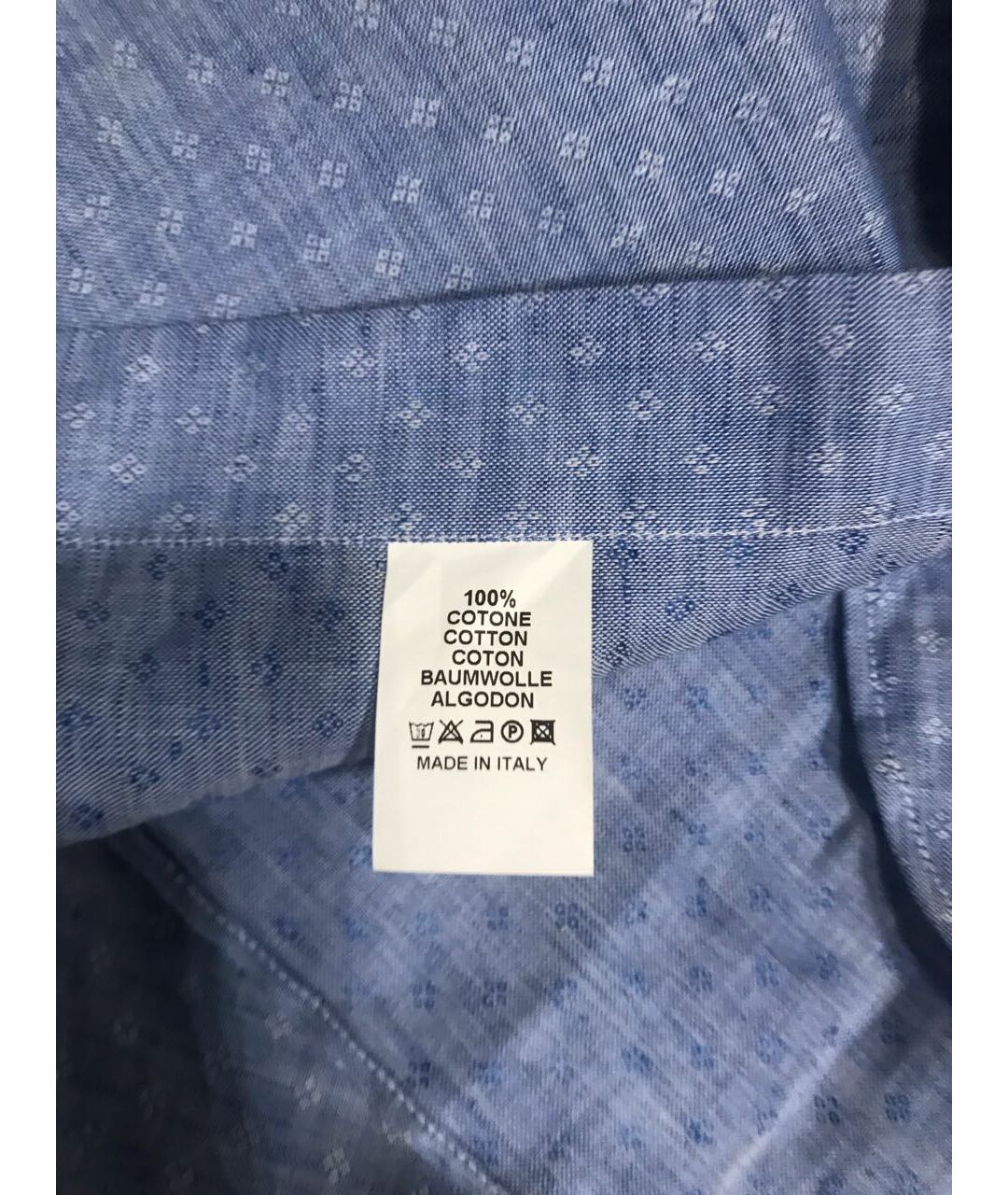 XACUS Голубая хлопковая кэжуал рубашка, фото 7