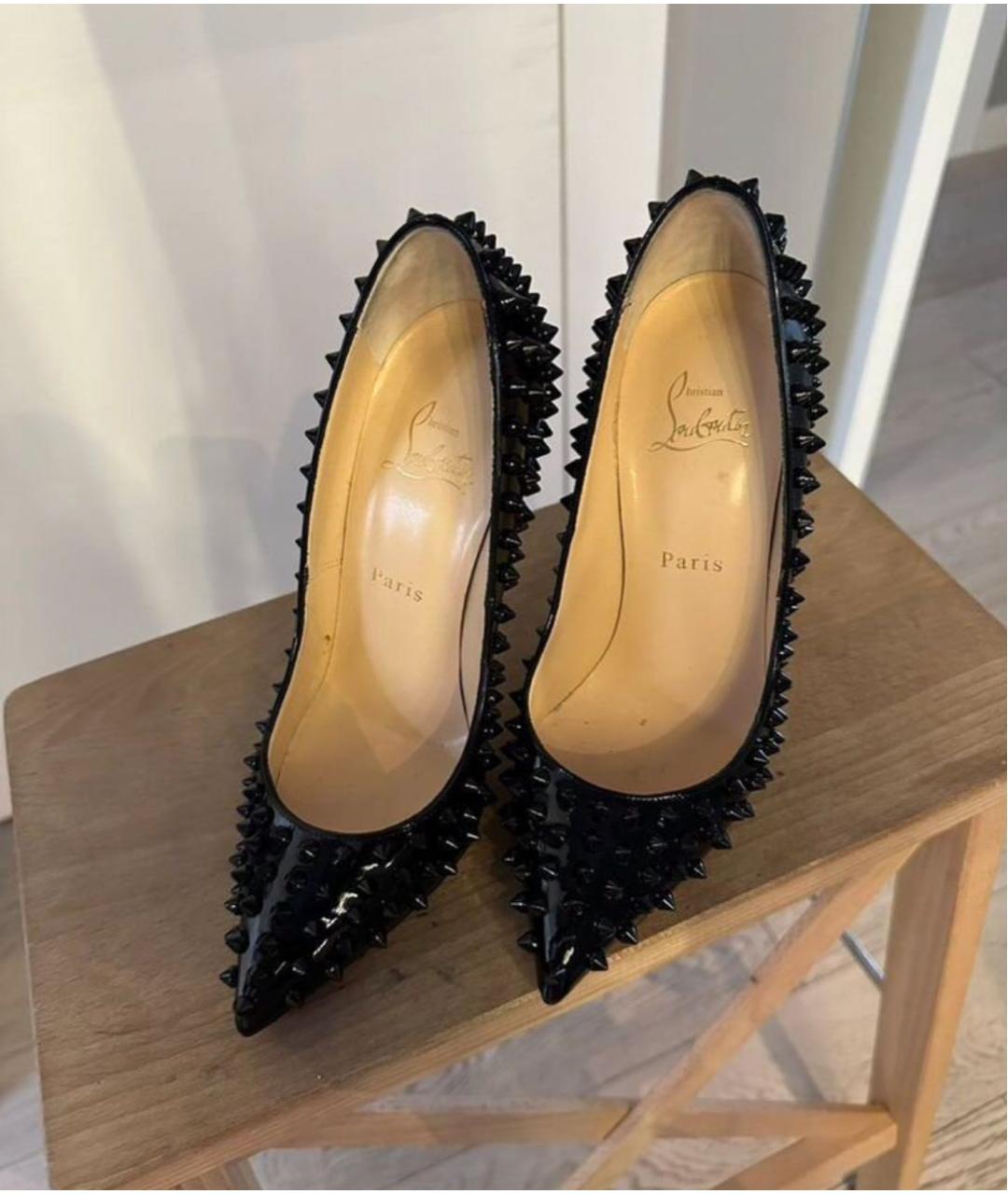 CHRISTIAN LOUBOUTIN Черные туфли, фото 2