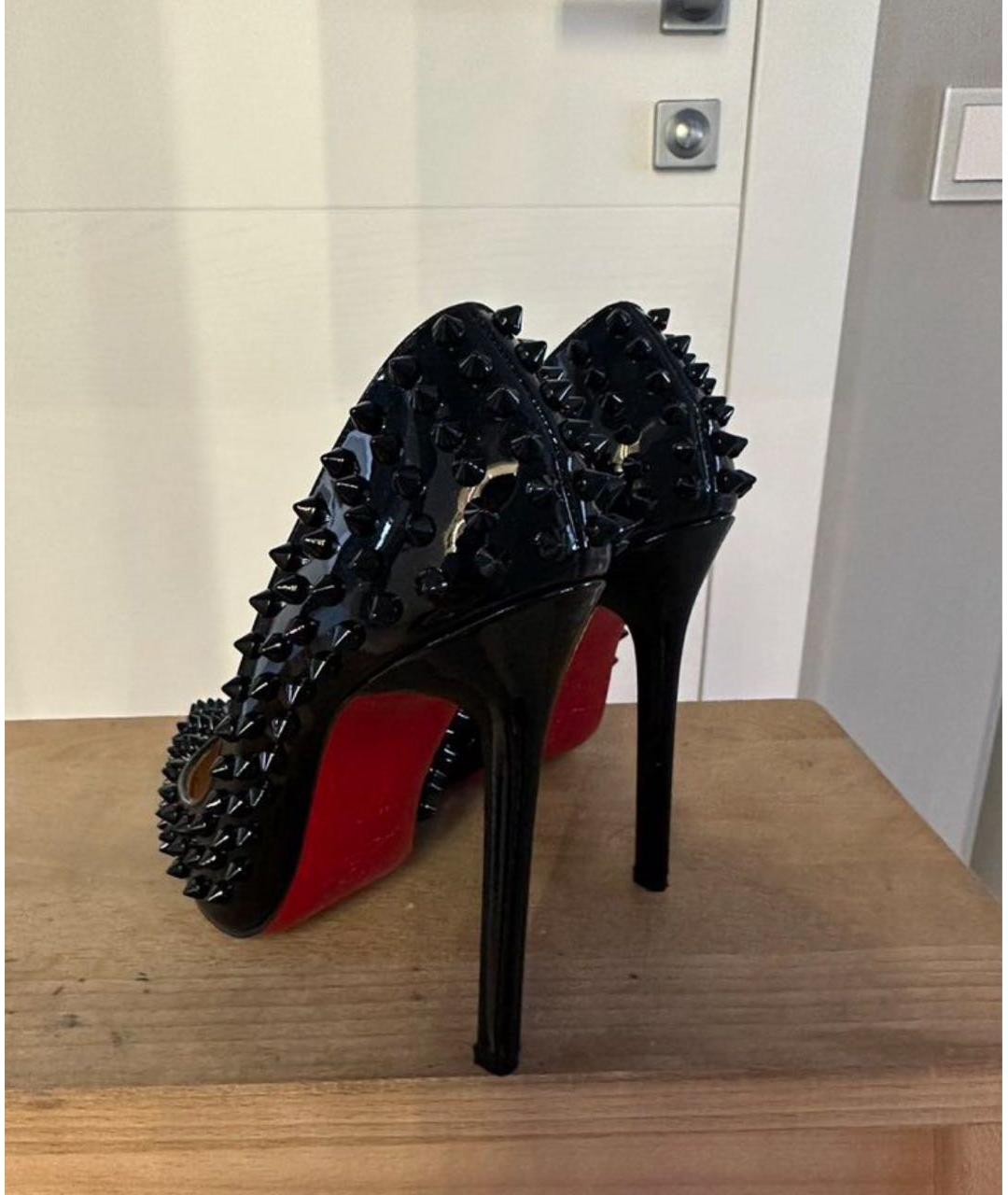 CHRISTIAN LOUBOUTIN Черные туфли, фото 3