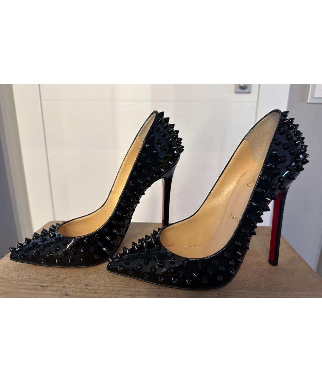 CHRISTIAN LOUBOUTIN Черные туфли, фото 7