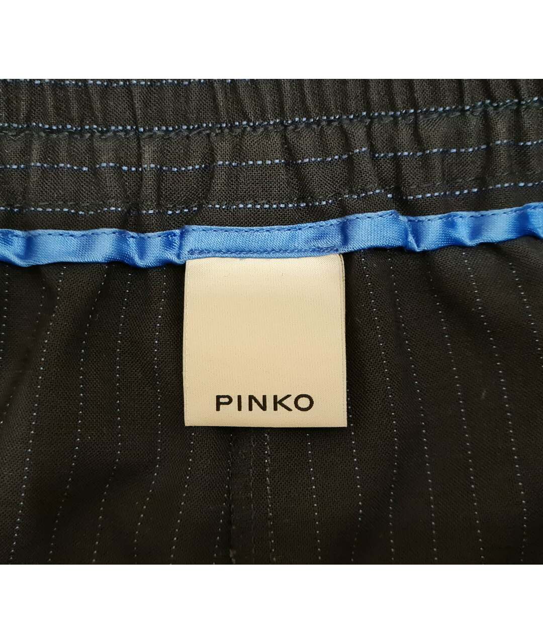 PINKO Синяя полиэстеровая юбка-шорты, фото 4