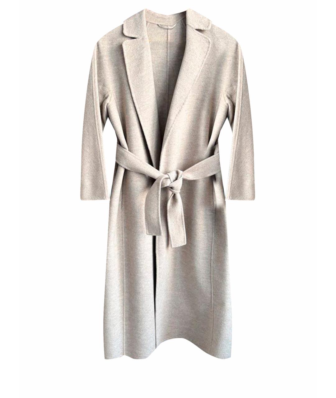 'S MAX MARA Бежевое шерстяное пальто, фото 1