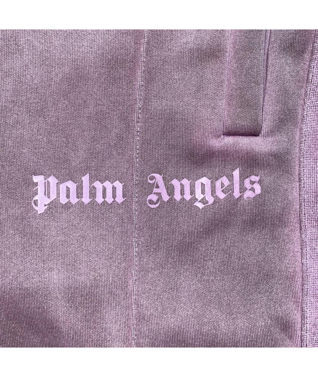 PALM ANGELS Фиолетовые полиамидовые повседневные брюки, фото 3