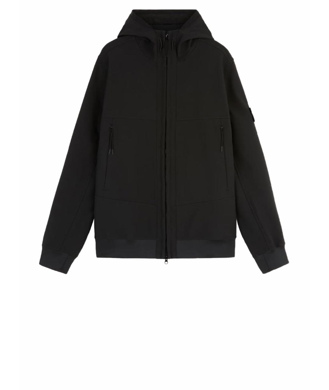 STONE ISLAND Черная полиамидовая куртка, фото 8